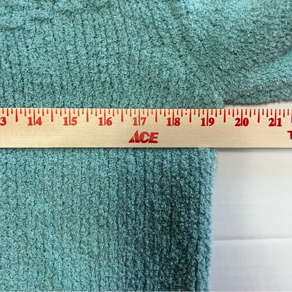 Columbia Womens Mint Green Soft Chenille Turtleneck Pullover Sweater Size Medium - Picture 4 of 7